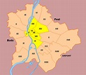 Budapest Map With Districts