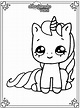 Dibujo de un unicornio cute para imprimir y colorear - Dibujando con Vani