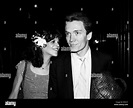 Gilda Radner with her husband G.E. Smith attending a post performance ...