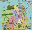 Mapa del barrio de San Francisco: alrededores y suburbios de San Francisco