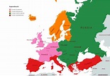 Regionalização Do Continente Europeu - Portal Geographia