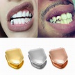 1/2/3Pcs Tooth Cap,Golden Teeth Plated Caps Single Teeth Cap Hip Hop ...