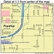 Puyallup Washington Street Map 5356695