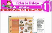 Periodificación del Perú antiguo para Primero de Secundaria – Fichas