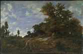Théodore Rousseau | The Edge of the Woods at Monts-Girard ...