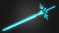 Blue Rose Sword - Download Free 3D model by K-Li [4354aef] - Sketchfab