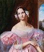 Portrait der Prinzessin Helene von Mecklenburg-Schwerin 1814-1858 als ...