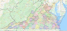 Virginia County Map Shown On Google Maps | Virginia Map
