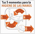 La salud del Lavado de Manos: 5 Momentos para lavarse las manos