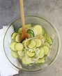 Cucumber and Onion Salad in Vinegar | Southern Food and Fun