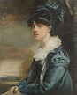 William Etty, R.A. (1787-1849) , Portrait of a girl, seated half-length ...