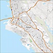 Mapa de Oakland, California