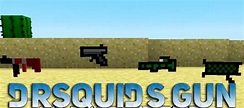 Мод DrSquids Gun 1.12.2/1.11.2 (Ракетная пусковая установка, мини-пушка)