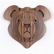 wooden animal trophy head bear by myhaus | notonthehighstreet.com