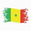 Senegal Flag With Watercolor Brush 2982636 Vector Art at Vecteezy