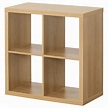 Ikea Kallax 4 Cube Storage Bookcase Square Shelving Unit Various Colours