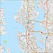 Map of Seattle, Washington - GIS Geography