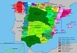 Map of Languages and Dialect Groups in Spain | Language map, Map ...
