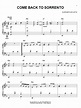 Come Back To Sorrento Sheet Music | Dean Martin | Accordion