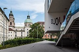 Campus De La Universidad De Innsbruck Imagen editorial - Imagen de ...