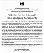 Prof. Dr. Dr. Dr Ernst-Wolfgang Böckenförde : Nachruf : Badische Zeitung