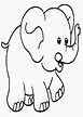 Elefantes para colorear - Dibujosparacolorear.eu