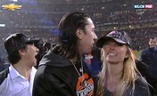 Tim Lincecum and blonde girlfriend celebrate Giants win (Pictures)