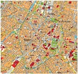Free Brussels city map with sights to download - PLANATIVE