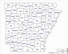 Arkansas free map, free blank map, free outline map, free base map ...
