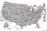 有哪些比较好的中文版美国大学分布地图？ - 知乎
