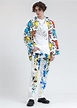 017 Shop | Etudes White Keith Haring Denim Pants