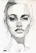 Graphite Portrait Drawing of beautiful woman | Portrait drawing ...