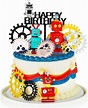 11 Pieces Robot Cake Toppers for Boys Robot Birthday Kosovo | Ubuy