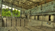 An abandoned swimming pool in Pripyat [3472 x 1972] | Indoor swimming ...