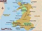 Map of Wales | Wales map, Wales travel, Wales england