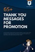 Thank you for promotion 250 best messages wishes notes – Artofit