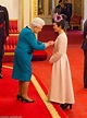 Helen McCrory beams as she collects her OBE | Daily Mail Online