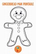 4 Best Gingerbread Man Printable PDF for Free at Printablee