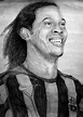 Ronaldinho realistic pencil portrait done by VeenArts | Pencil portrait ...