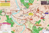 Map Of Rome Hop On Hop Off Bus Tour Plus Maps Of Attractions And ...