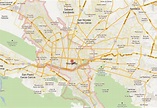 Monterrey Map and Monterrey Satellite Image