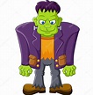 Personaje Frankenstein de dibujos animados vector, gráfico vectorial ...