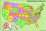 List Of 50 Us States Printable With Abbreviations - State Abbreviations ...
