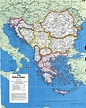Large detailed political map of the Balkan States | Balkans | Europe ...