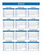 Free Printable 2022 Yearly Calendar With Holidays – Calendar Example ...