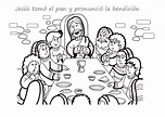 La Catequesis (El blog de Sandra): Colorea Jueves Santo: La última cena ...