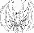 Dibujos de Súper Sonic para Colorear para Colorear, Pintar e Imprimir ...