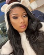 Megan Thee Stallion gets flirty in series of selfies dressed in a white ...