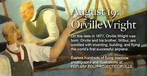 August 19: Orville Wright Born | FCIT