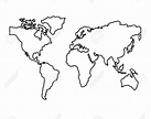 Dibujos de Mapa del Mundo 12 para Colorear para Colorear, Pintar e ...